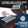 Clean & Close Electric Shaver with Flex Foil, Waterproof & LED Display