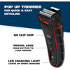 Clean & Close Electric Shaver with Flex Foil, Waterproof & LED Display