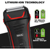Clean & Close Electric Shaver with Flex Foil, Waterproof & LED Display