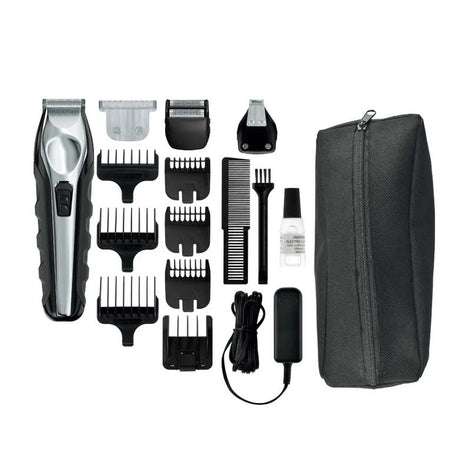 Multi-Purpose Grooming Kit with Self-Sharpening Precision Blades & 3-Hour Runtime.