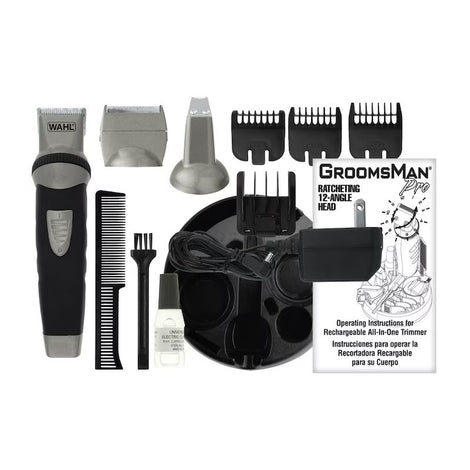 Rechargeable Trimmer, Self-Sharpening Blades for Beards & Mustaches.
