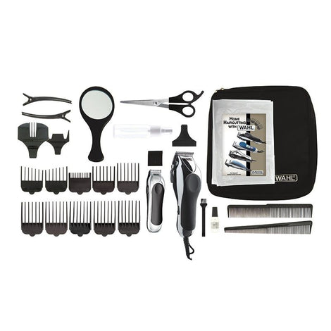 Chrome Pro Heavy-Duty Clipper with Detail Trimmer in 25-Piece Grooming Kit.